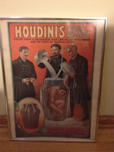 Houdini Museum Souvenir Milk Can Poster