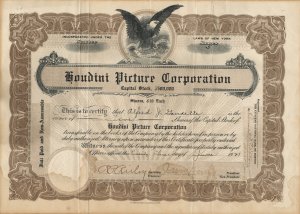 HPC Stock Certificate dated June 1921