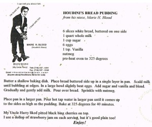 HH Bread Pudding Recipe