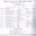 1919 Musical Synopsis TGG