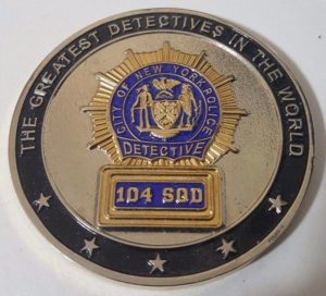 HH NYPD Challenge Coin front